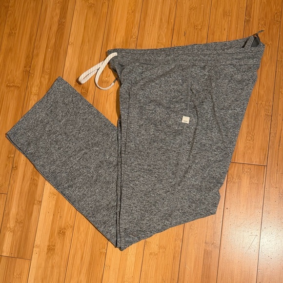 Vuori Halo Wide Leg Flare Pants / Jogger Hearhered Grey Size XXL - Picture 10 of 16